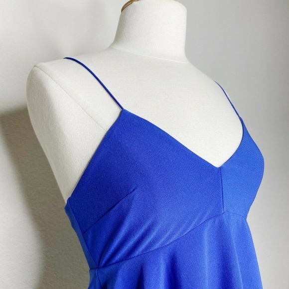 Leith Blue Peplum Blouse NWT - Picture 2 of 5